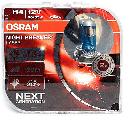 OSR H4 12v 60/55W +150% NBL Duo Box